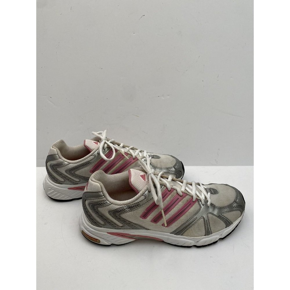 Adidas Women's Size 10 Running Shoes Womens White Pink Silver Sneaker